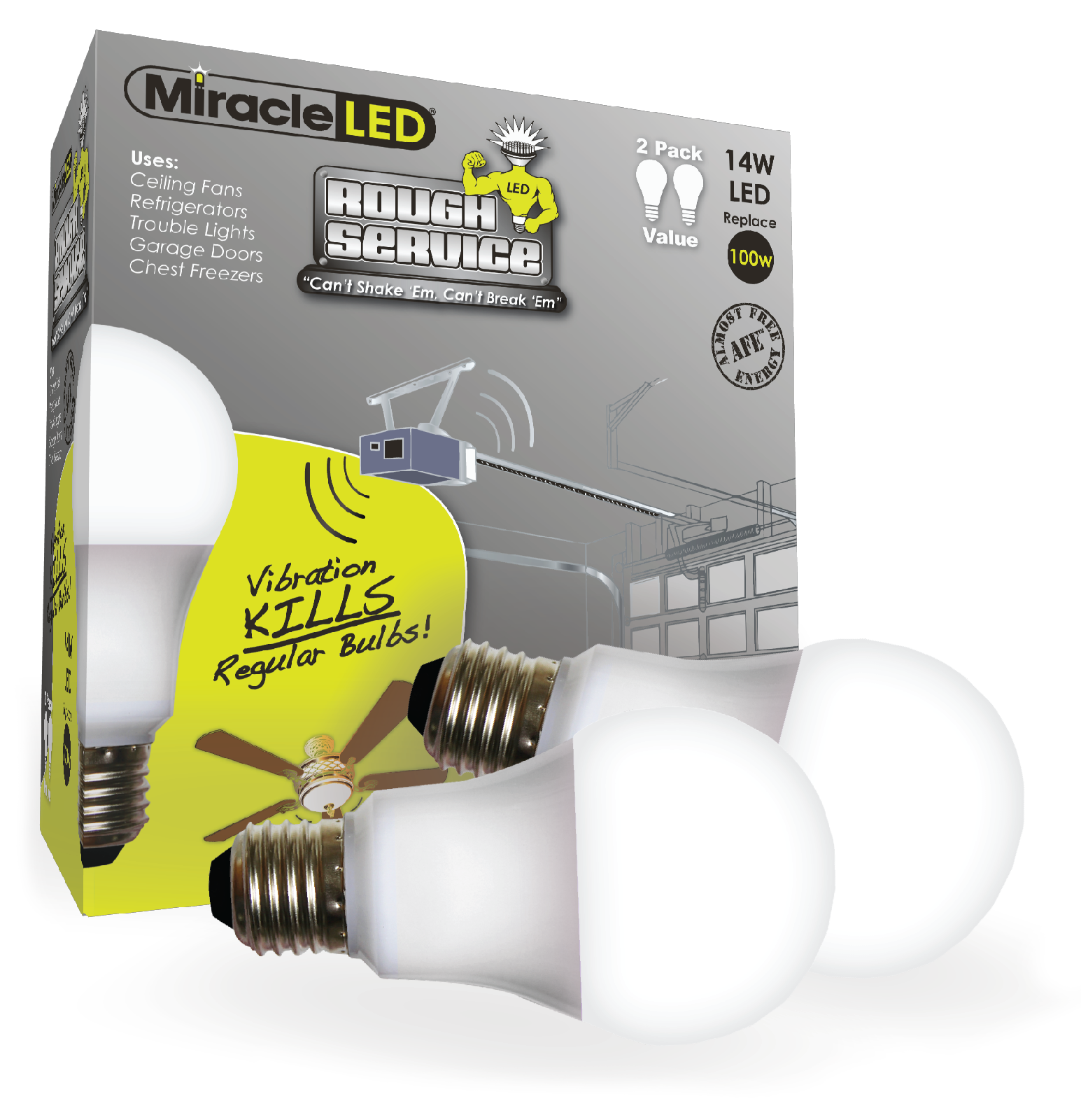 Miracle LED&reg; Rough Service LED Light Bulbs